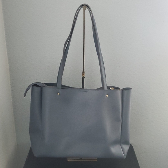 Nanette Lepore Slate Blue Tote Bag - Picture 3 of 13